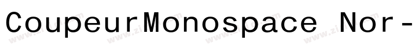 CoupeurMonospace Nor字体转换